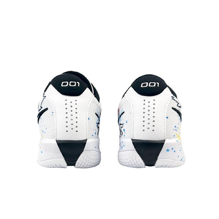 Nike Air Zoom G.T. Cut Academy Cushioning Abrasion Resistant Breathable Low top Basketball Shoes Men's Black White FB2598-100(Team40-)