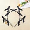 Halloween Black Bat Headband Fashionable Bat Hair Hoop for Adult Children Hairpieces Cosplay Costume Accessory