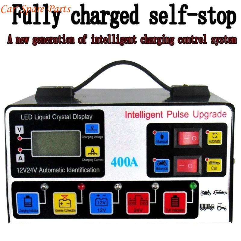 Y4UA Battery Maintainer Fully Automatic 12V/24V Repair CN