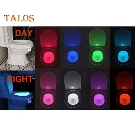 Motion Activated Toilet Night Light LED Lamp Simple Installation Color-Changing Bathroom Toilet Bowl Night Light with Motion Sensor