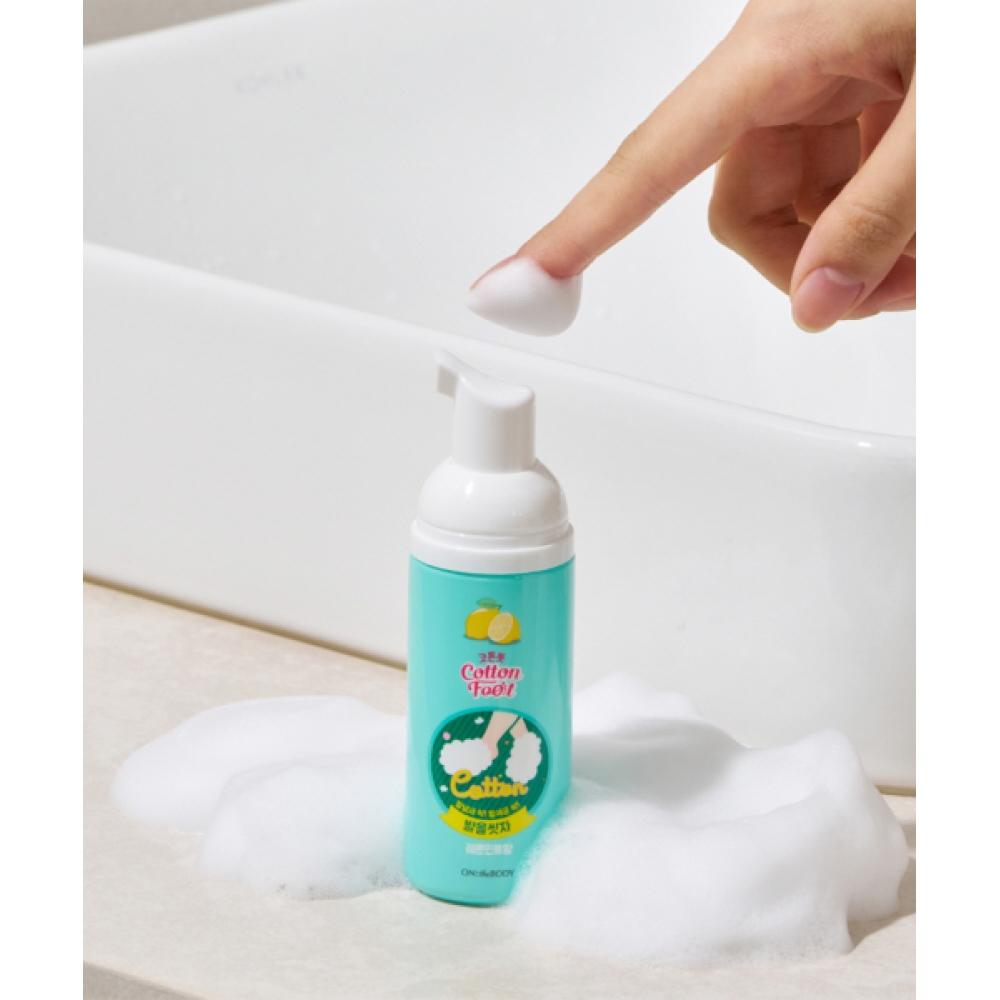 Onthebody Cotton Foot Wash Foot Foot Shampoo Travel Lemon 50ml X 3