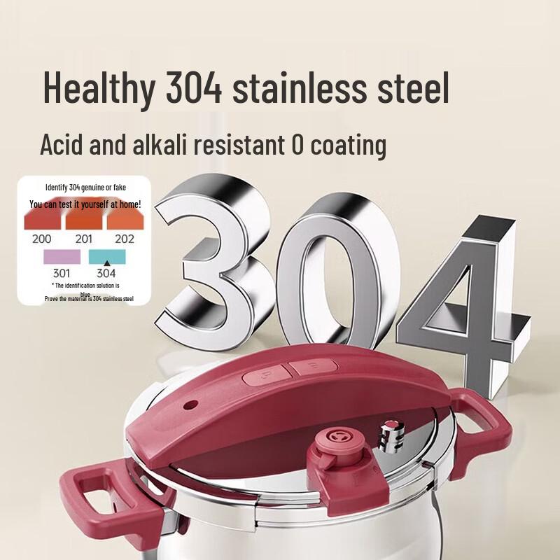 COOKER KING Linglong 304 Stainless Steel Pressure Cooker