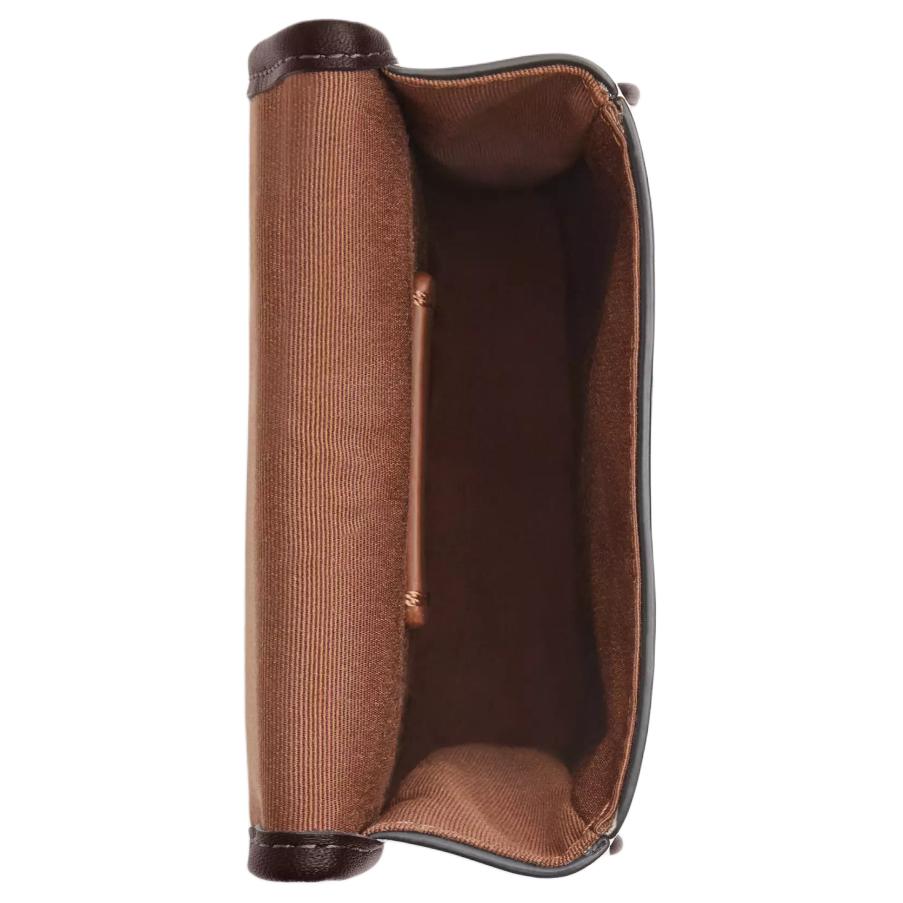 Coach Racer Phone 11 Brand Logo Adjustable Shoulder Strap Smooth Calfskin Phone Bag Crossbody Bag Men bags Chalk CT887-SVX1R