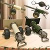Canon d'Artillerie Pétard, Modèle Lanceur de Pétards Mini Canon en Acier Inoxydable 304, Modèle Militaire Artillerie Lourde Fait Main Collection Cadeaux