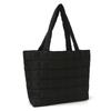 Solid Color Quilted Shoulder Bag Checkered Quilted Handbag Trendy Fashion Tote Bag  Female Use