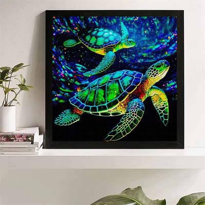 Neuankömmling 5D DIY Vollkreis Diamantmalerei "Schildkröte" Stickerei Kreuzstich Heimdekor Geschenk