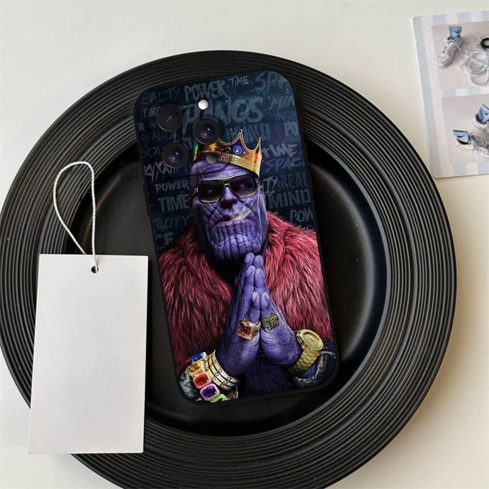 

T-Thanos Phone Case For IPhone 17 Pro 15 13 14 16 11 12 Pro Max 7 8 Plus XR XS X SE Matte Soft Funda Silicone Cover iPhone17promax