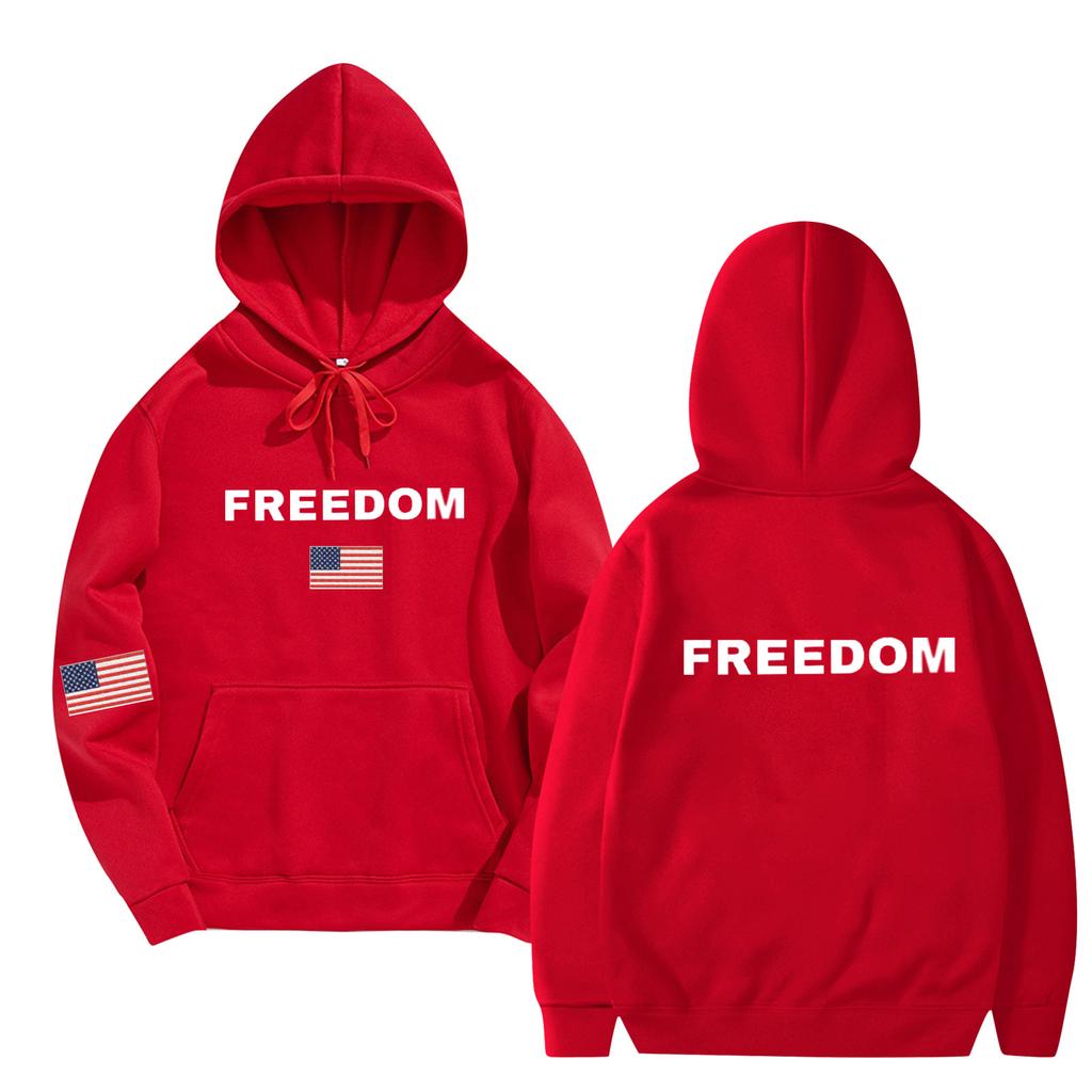 Women's And Men's  Fashionable Hooded Long Sleeved Printed Casual Pullover Unisex Sweatshirt Top
