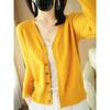 Autumn and Winter Cardigans, Women's Loose Plus Size Knitwear, Women's Tops, Long Sleeved Women's Sweaters