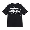 Stussy Style Mens Loose Fit Cotton Crew Neck Short Sleeve T-Shirt With Cartoon Print Casual Tee