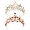 Luxurious Tiaras Women Crystal Crown Princess Headpiece for Bridal Parties and Birthday Celebrations