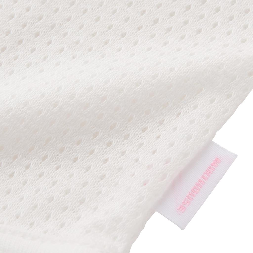 MIKI HOUSE Baby Body Solid Made In for Baby Size Shirt/Camisole, Color, 100% Cotton, Japan, Girls, & Kids, 80cm, White, 40-1518-142