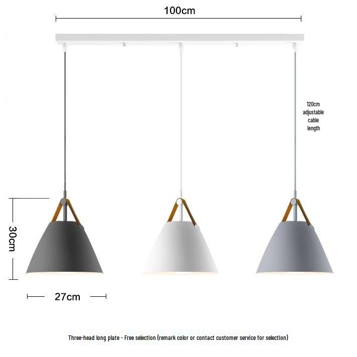 Nordic Industrial Style Pendant Light for Bar, Cafe, Restaurant, or Dining Room