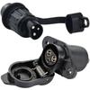 3-Pin 12V Truck/Tractor European Trailer Cable Connector with Signal Light Display
