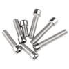Yigu 201 Stainless Steel Cup Head Hexagon Screws and Bolts - M3, M4, M5, M6