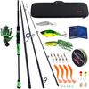 Spinning Fishing Rod and Reel Set 2.1m Fishing Rod with 2000 Fishing Reel for Carp Fishing Tools