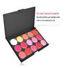 Cross-border 15-Color Moisturizing Lipstick Palette - Hydrating, Easy-to-Use, Portable, No Logo.