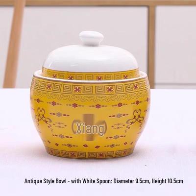 Naijiang 350ml Ceramic Covered Stew Pot