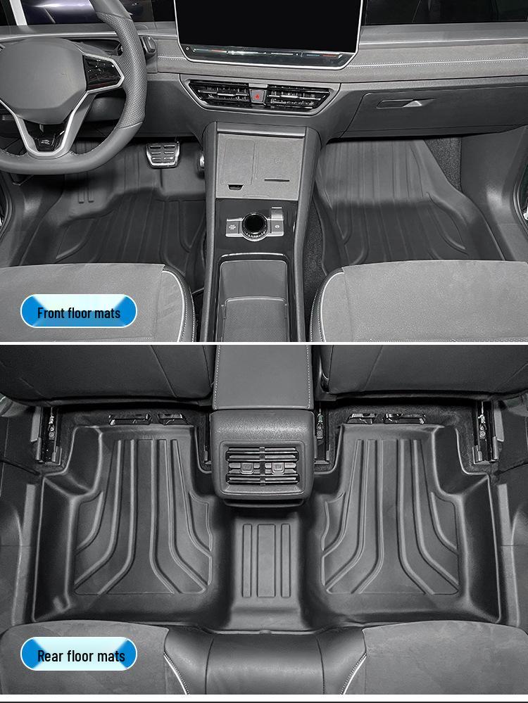 Custom TPE Trunk and Floor Mats for 25 Volkswagen Tayron L Models - Durable and Wear-Resistant