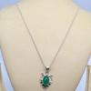 Green Onyx Gemstone Necklace, 925 Sterling Silver, Women Necklace, Gift For Her, Unique Gift, Handmade Jewelry, Silver Jewelry