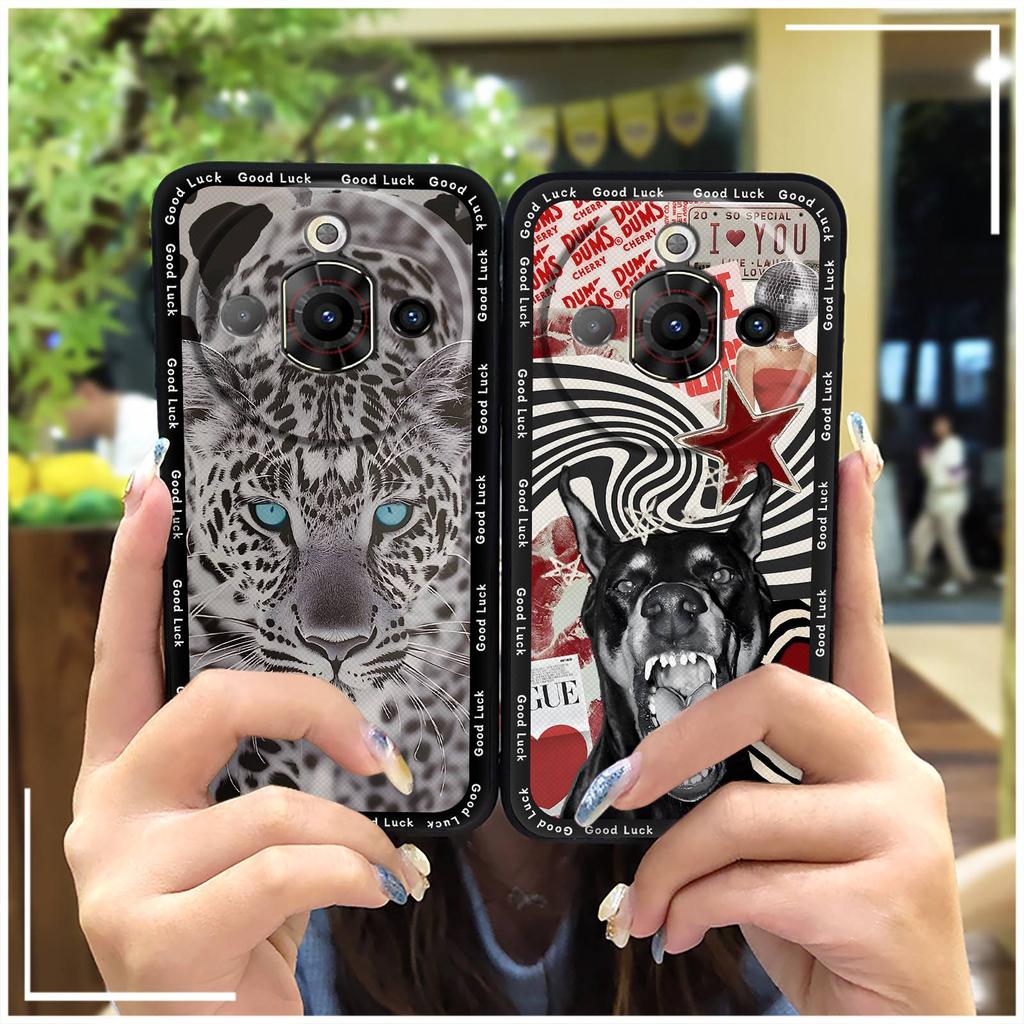 Shockproof Silicone Phone Case For ZTE Nubia Focus Pro 5G TPU Waterproof Graffiti Phone Pouch Anti-knock Full Wrap Cute