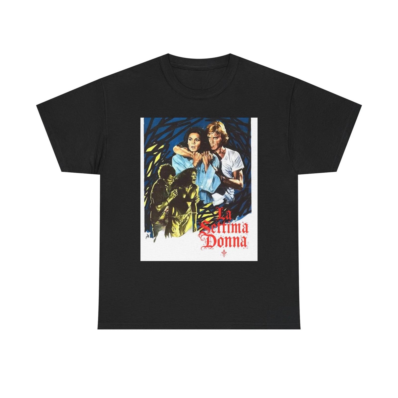 Vintage Italian Horror Movie Graphic Tee, Unisex Cotton Shirt, Retro Fashion Tee 4XL