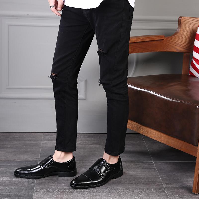Modne Nowe Męskie Mokasyny Slip-On z Frędzlami Skóra Naturalna Casualowe Buty Biznesowe Formalne Monki Oksfordy dla Mężczyzn Modne Wygodne Obuwie
