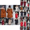 Cappotto Giacca Parka da Donna Sottile Colorato con Cappuccio e Collo di Pelliccia Capospalla Per il Massimo Calore Invernale