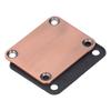 Guitar Neck Plate 4 Bolt with Screws for Telecaster Electric Bass Replacement Supplies Repair Parts 