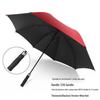 Large Automatic Dual-Use Umbrellas: Sun & Rain Protection with Long Handle and Black Glue for Sun Blocking