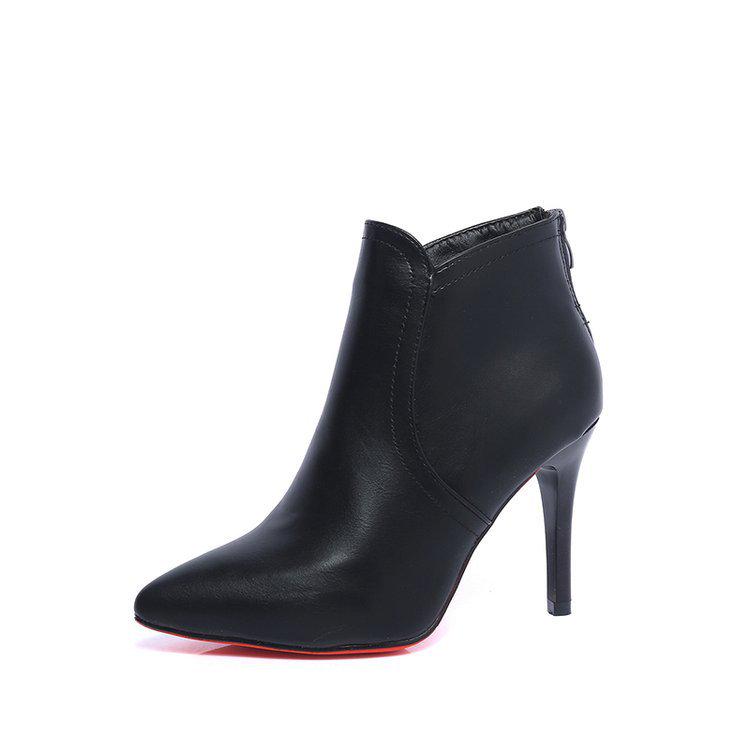ultra high heel booties