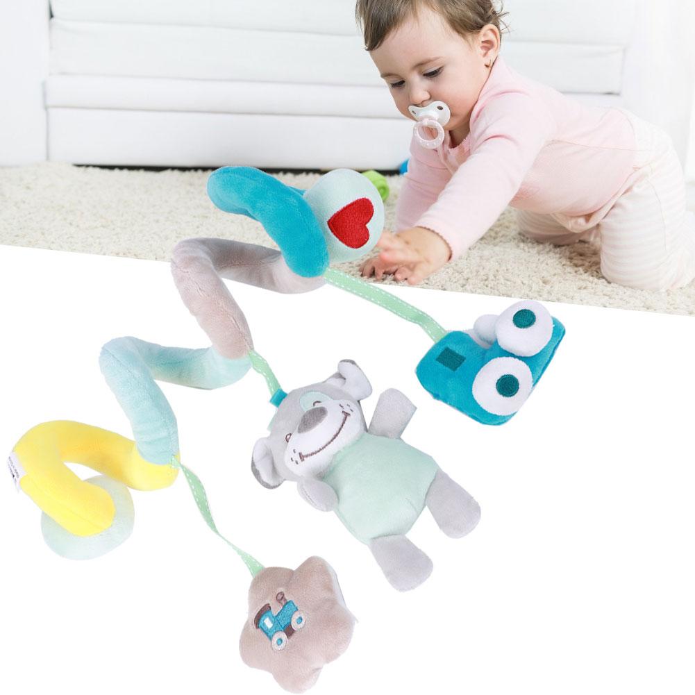 Infant Spiral Activity Toy Hanging Baby Crib Plush Toys for Stroller Crib Car Seat