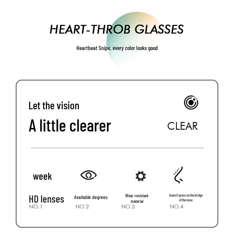 Women's Super Light Oval Frame Gold Glasses for Myopia, Prescription-Ready, Ideal for Small Faces.