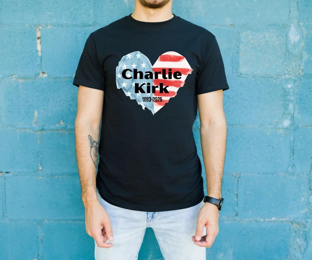 Charlie Kirk Shirt, 1993-2025 Love America , RIP Charlie Kirk T-Shirts Unisex T-Shirt XL