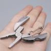 Multifunctional Stainless Pliers Mini Key Chain Lightweight Portable Turtle Back Pliers Beetle Pliers Turtle Folding Plier