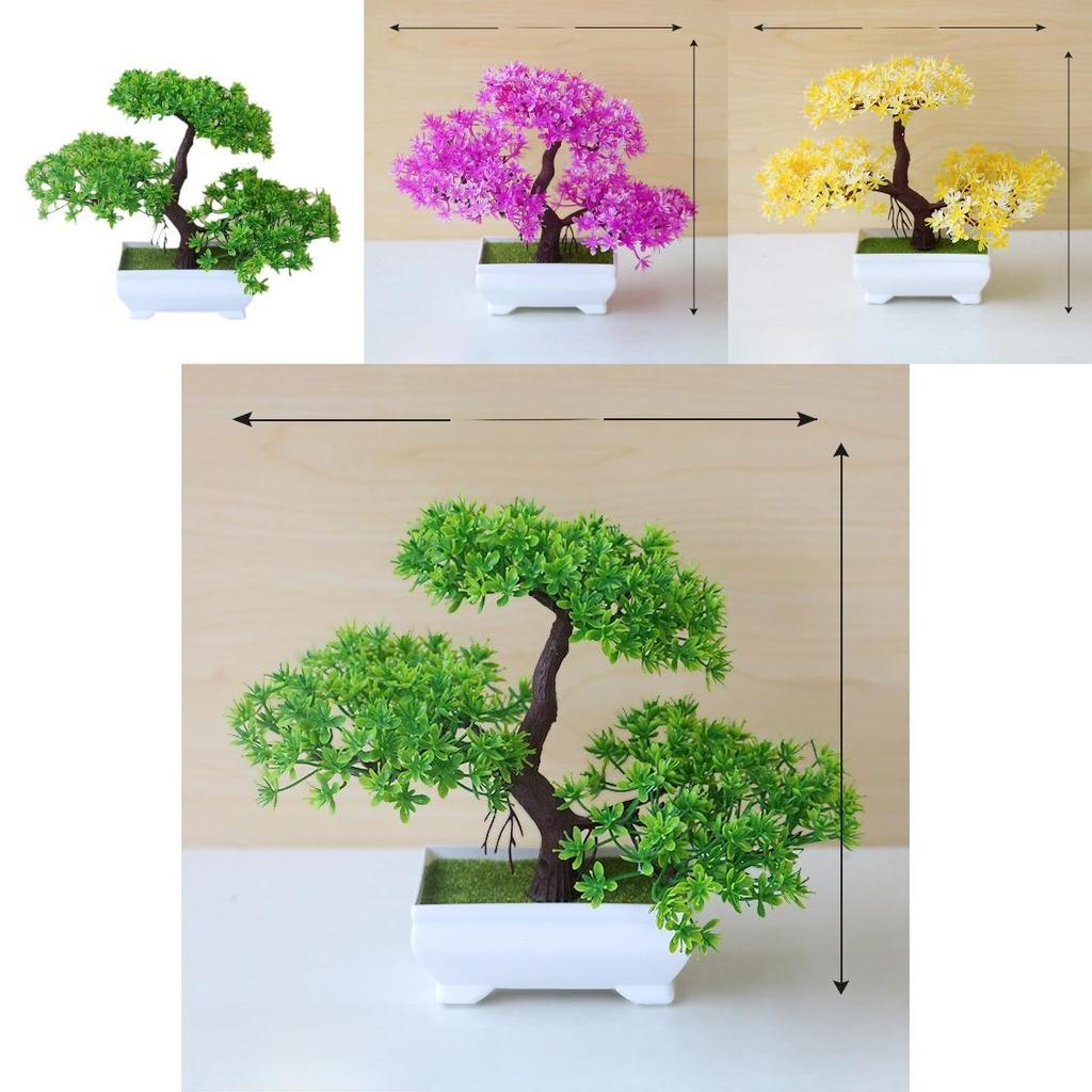 Artificial The Pine Greeting Guests With Injection Molding For Office Desk Decor