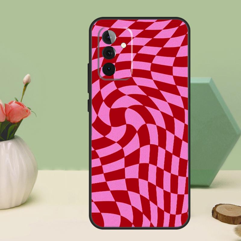 Crazy Checkered For Samsung Galaxy A16 A55 A35 A15 A32 A12 A22 A52 A54 A34 A14 A56 A36 A26 A13 A53 A06 Case