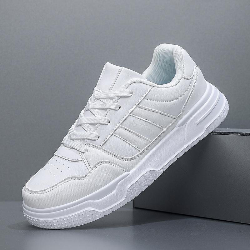 Übergröße 50 51 52 Herren Leder-Sneaker Lässige Sportschuhe Flache Skateboard-Schuhe Heißer Verkauf Für Dropshipping