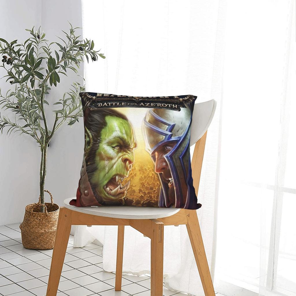 World of Warcraft Game  Pillow Case  Morden Pillow Cover Soft Pillowcases For Sofa Couch Bed Living Room