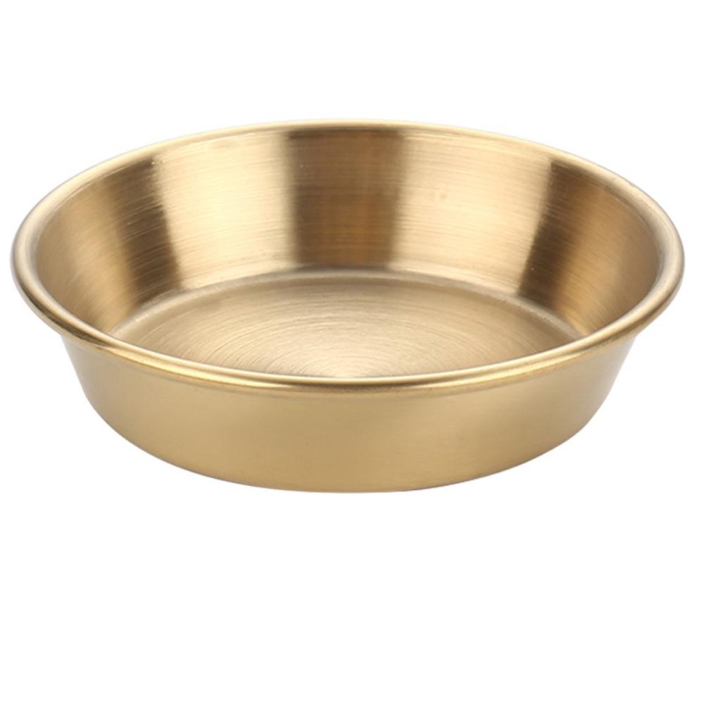 304 Stainless Steel Stainless Steel Sauce Dish Silver Gold Stackable Ketchup Dipping Bowl Multiple Sizes Easy To Clean