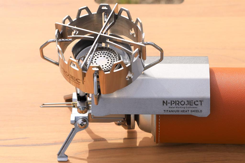 N-project FORE WINDS FW-MS01 Titanium Heat Shield, Fits In Burner Case (Made In Japan) *Burner Sold Separately