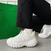 Luxury Brand Designer Dad's Shoes Couple Tire Platform Heightened Tank Shoes Breathable Casual Women's Large Size Sneakers