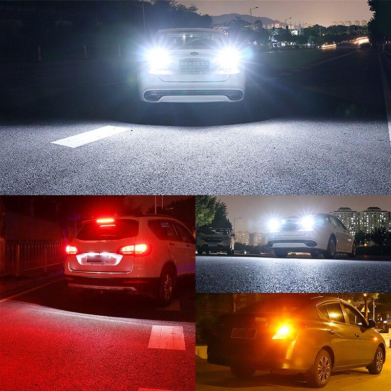 2PCS T15 Signal Lamp W16W LED 921 912 Bulb 12V Super Bright 3030 27SMD Tail Lamp Led Canbus Auto Backup Reserve Lights