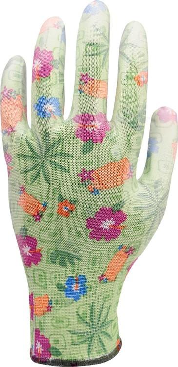 Flower Gardening Gloves - Green 74135 FLO