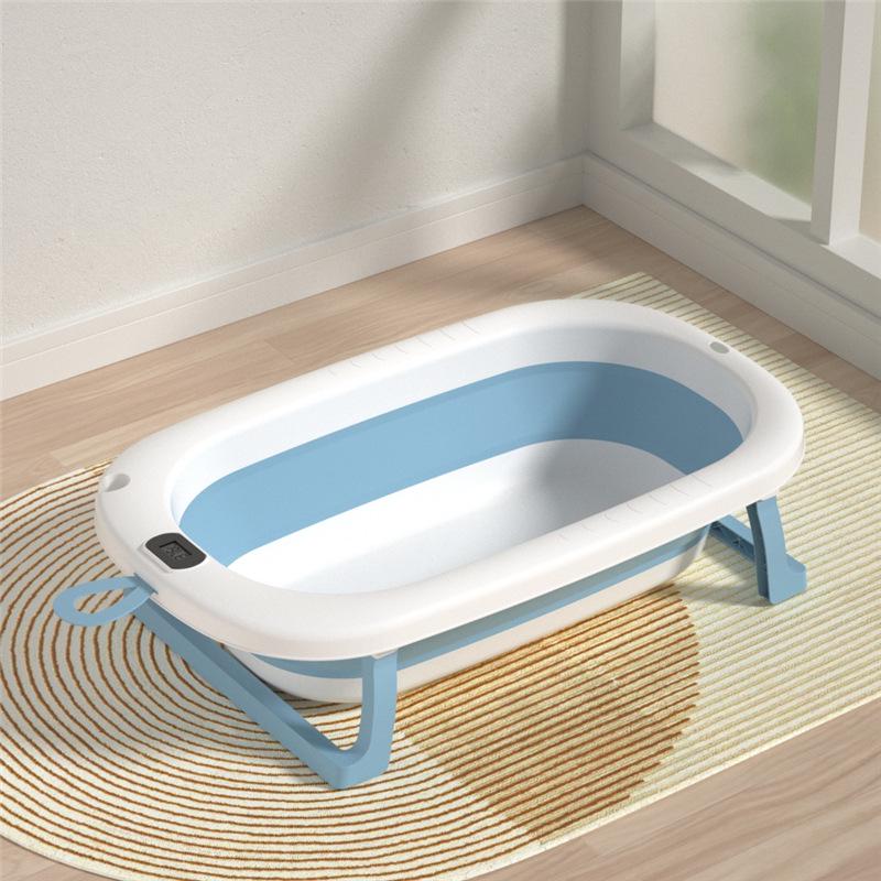 Adjustable Baby Bath Tub with Temperature Sensor