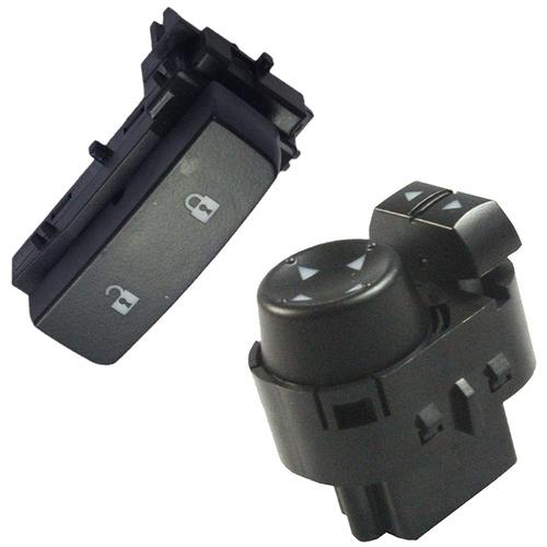 

Door Lock Switch +Mirror Switch Driver Side Fit For GMC Chevy Silverado Control Part