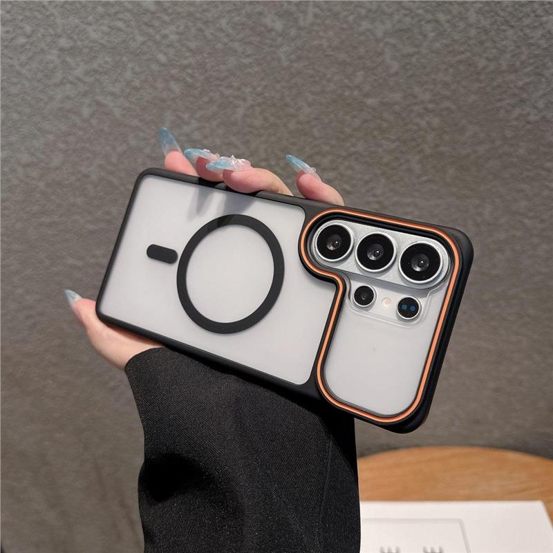 Applicable to Samsung S26Ultra Premium Magnetic S25Ultra Mobile Phone Case S24plus Anti-drop S23FE Protective Case