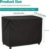 Multi-size Optional Black Silver Outdoor Patio Dustproof Sun Protection Durable Black Fabric Keyboard Outdoor Cart Dustproof Table Cover