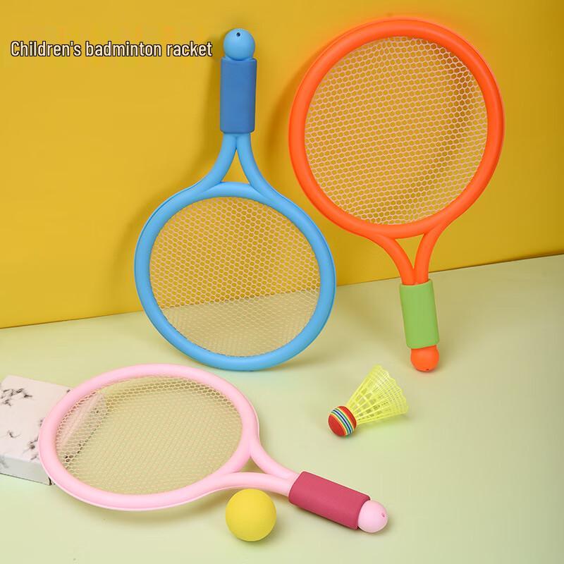 Green Mantis Kids Orange Badminton Set