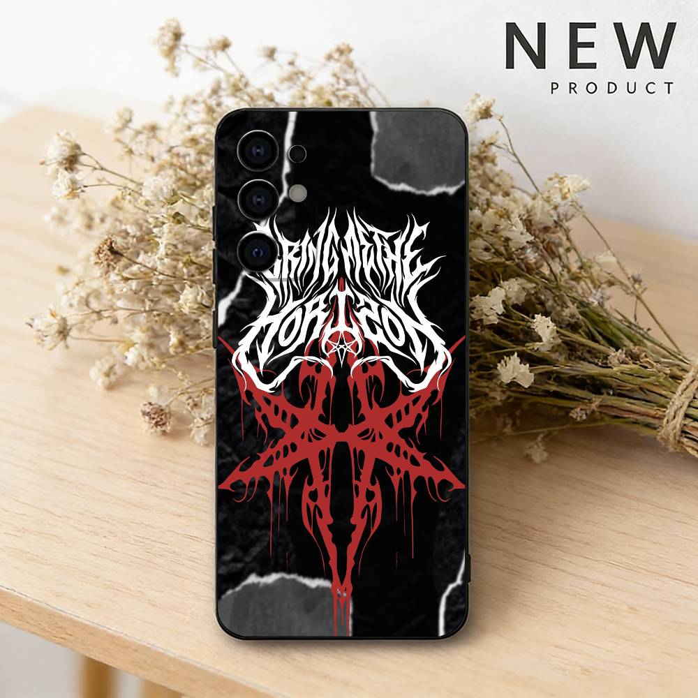 

Bring Me The BMTH Horizon band Phone Case For Samsung S26,25,24,23,22,21,20,30,Ultra,Plus,Fe,Lite Black Shell Samsung S26